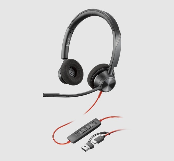 Blackwire 3300 corded USB headset