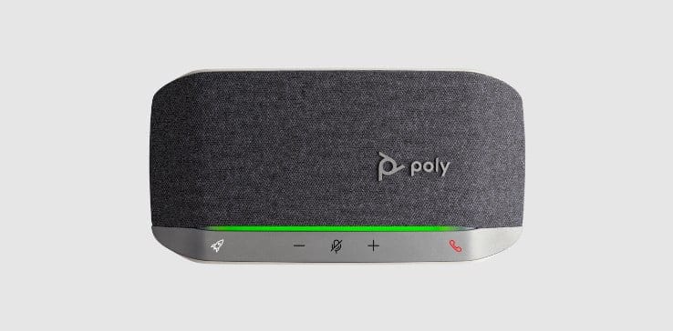 Top view of Poly Sync 20 speakerphone