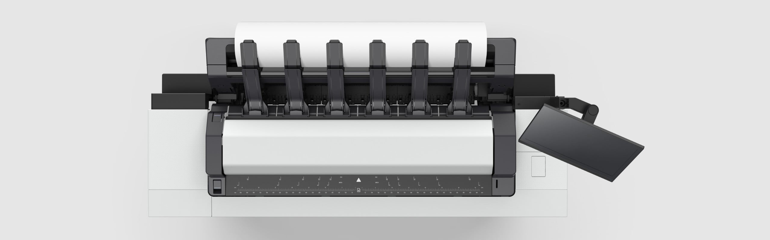 Top view of the HP DesignJet XL 3800 multifunction printer