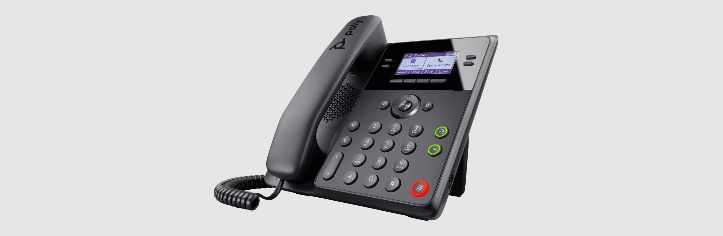 Poly Edge B30 IP desk phone with handset