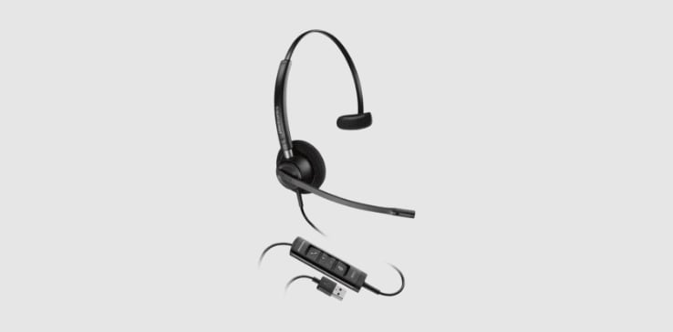 Poly EncorePro 515 corded USB headset