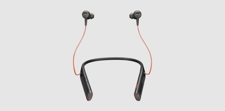 Poly Voyager 6200 noise-cancelling earbuds​