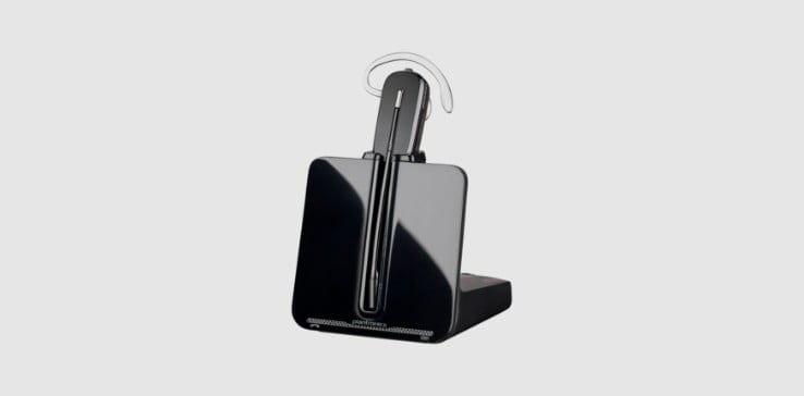 Poly CS540 DECT wireless mono headset on base stand