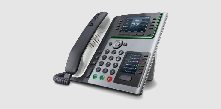 Poly Edge E400 Series office phone