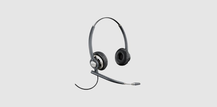 Poly EncorePro 720 noise cancelling wired stereo headset