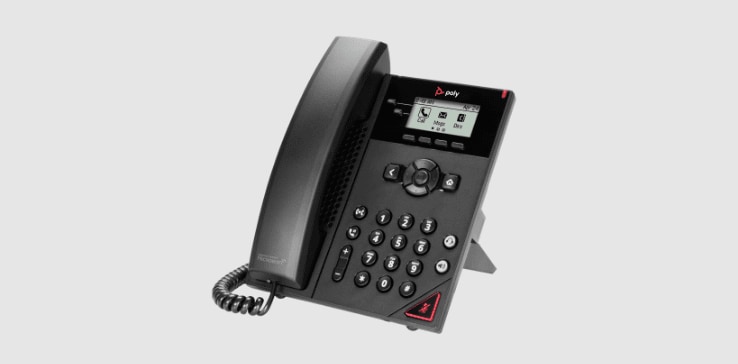 Poly VVX 150 desk phone with handset