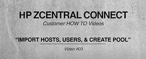 ZCentral Connect: How to Create a Computing Pool and Assign Users