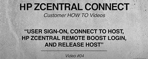 ZCentral Connect: Sign-On, Connect To Host, Remote Boost Login, and Release Host