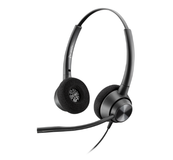 Poly EncorePro 320 stereo wired headset