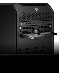 Z6 G5 workstation front view showing available ports