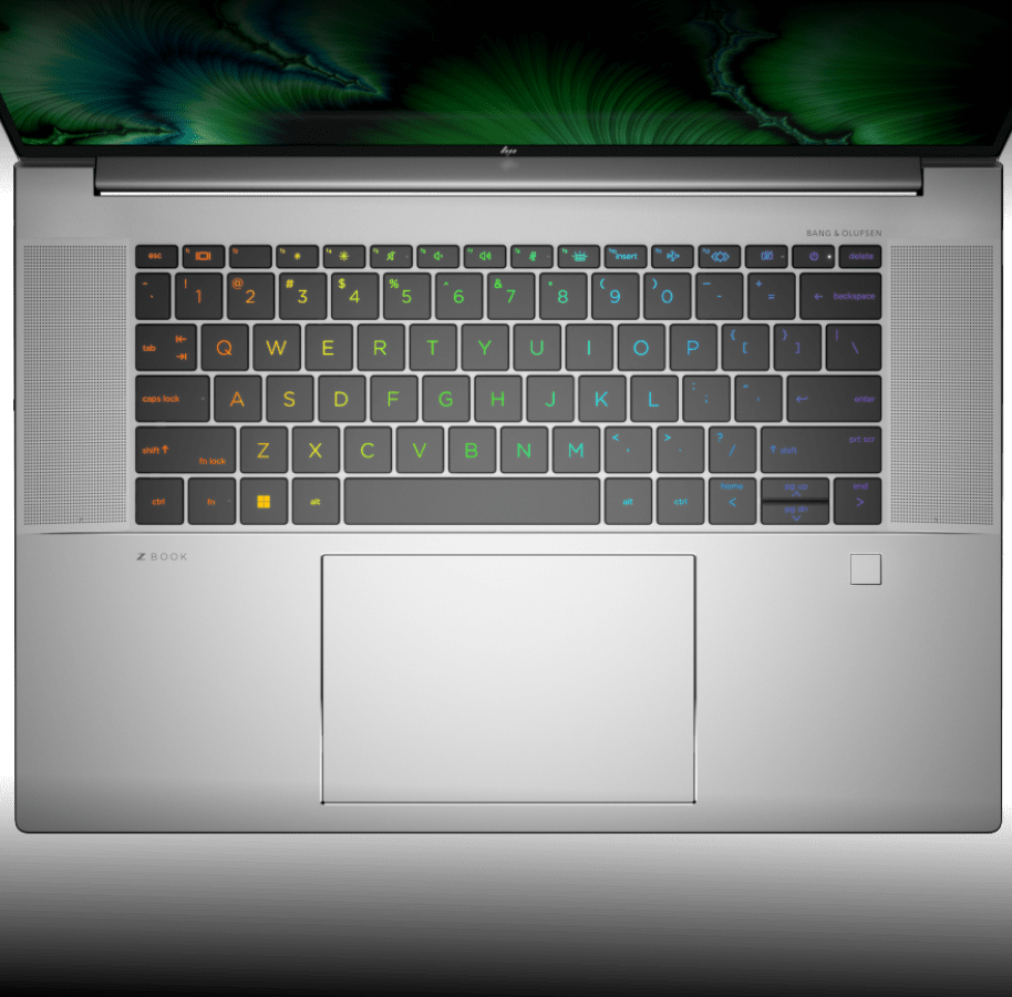 ZBook Studio keyboard